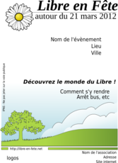 Affiche Libre en Fête